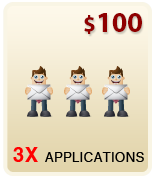 Pay for THREE Rental Applications